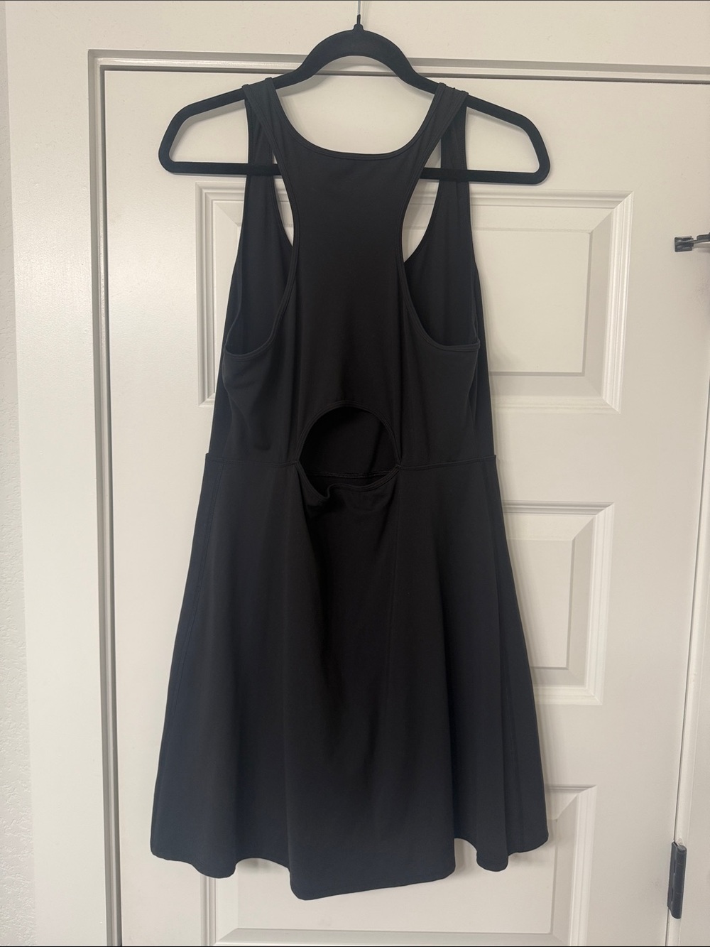 Black Racerback Maternity Dress - Picture 2 of 2